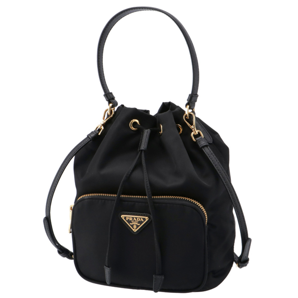 Prada Bag Mini Drawstring Nylon Black - image 1